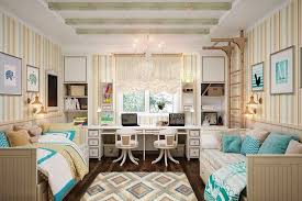 дизайн детской комната для разнополых детей с большой разницей в возрасте Dlya 2h Detej 134 Fotografii Dizajn Detskoj Komnaty Devchachi Komnaty Malenkie Detskie Komnaty