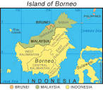 Map of Borneo - Where is Borneo?