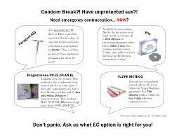 Condom Break?! Have unprotected sex?! Don't panic. Ask us what EC option is  right for you!