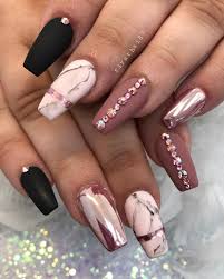 Birthday Nails For The Lovely Riyasnailsalon Cleveland Cle Coffin Nails Designs Prom Nails Acrylic Nail Designs