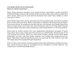 Namun, bagaimana sih cara menulis latar belakang makalah penelitian? Latar Belakang Kawasan Kajian San Kalop