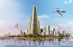 The observatory deck of the tallest building in the world is located at a height of 1483 feet or 452.1 meters and total aluminium used in the tower weighs as much as 5 a380 aircraft. The World S Tallest Tower In Toronto And A Vertical City In Dubai 10 Unbuilt Projects Submitted By Our Readers Archdaily