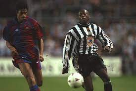 Whatever Happened To Faustino Asprilla The First Man To Score A Champions League Hat Trick Against Barcelona Goal Com