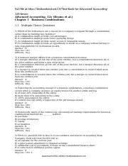 We have now placed twitpic in an archived state. Test Bank For Advanced Accounting 11th Edition Floyd A Beams Full File At Course Hero
