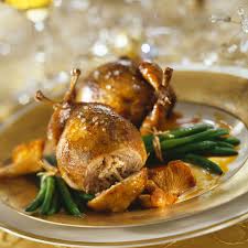 Caille Aux Champignons Recettes Recette Caille Recette Recette Volaille Recette