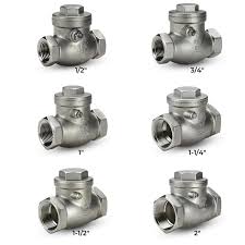 Stainless Steel Swing Check Valve - 1/2” up to 2” NPT