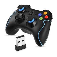Easysmx Wireless 2 4g Game Controller With Vibration Fire Button Range Up To 10m Support Pc Windows Xp 7 8 8 1 Wireless Controller Game Controller 4g Wireless