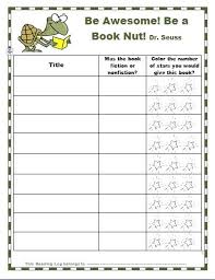 Kindergarten Reading Log Printable Free Template Kindergarten Reading Kindergarten Reading Log Elementary Reading