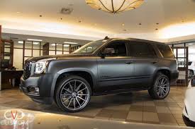 2019 Gmc Yukon Denali With Vossen Wheels Done By Custom Vehicle Design What Are You Waiting For Customize Your Vehicle Wit Gmc Yukon Gmc Denali Yukon Denali