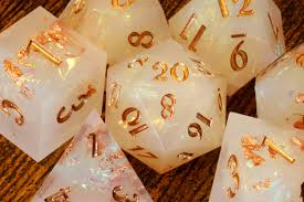 Angelic Hope Sharp Edge Dice Set