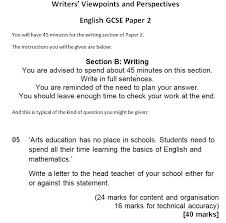 Q5 4 marks exam technique advice example answer for question 5 paper 2: This Much I Know About A Step By Step Guide To The Writing Question On The Aqa English Language Gcse Paper 2 Johntomsett