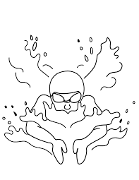 Free Printable Swimming Coloring Page Swimming Strokes Pattern Art Clip Art