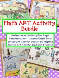 Math Art Bundle Includes 4 Math Art Hands On By Upper Lmntary Teachers Pay Teachers Math Art Activities Math Art Math Art Projects