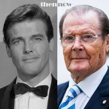 Roger Moore, a renowned English actor. Born