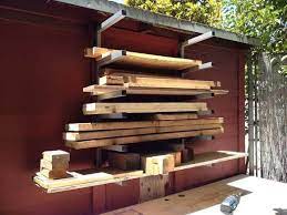 Organizing The Woodpile With Rockwell Lumber Racks Lumber Rack Diy Lumber Storage Lumber Storage