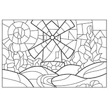 Een glas in lood kleurplaat voor kerst inkleuren die ingesmeerd werd met met slaolie. Kleurplaat Glas In Lood Kleurplaat Glas In Lood Kerst In Een Eenvoudige Uitvoering Vormen De Loodlijsten Een Rechthoekig Raamwerk Waarin Stukken Blank Vensterglas Gevat Zijn Blog Rumus Kimia