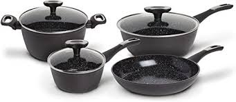New Iko Stratum Triple Layer Ceramic Non Stick 7 Piece Cookware Set Induction Ready Includes 5 Qt Dutch Oven Lid 3 5 Qt Saute Pan Lid 1 5 Qt Saute Pan L In 2020