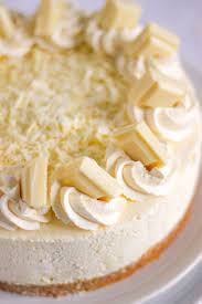 White Chocolate Cheesecake This Easy No Bake White Chocolate White Chocolate Cheesecake Recipes Chocolate Cheesecake Recipes Baked White Chocolate Cheesecake