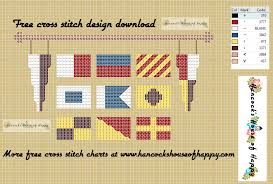 At outside open we love industrial design! Hancock S House Of Happy Ortstravaganza Hey Sailor Random Nato Phonetic Alphabet Flags Cross Stitch Pattern