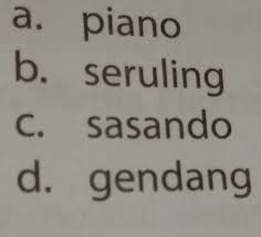 Contoh alat musik melodis adalah biola, trupet, recorder, flute. Berikut Yang Termasuk Alat Musik Ritmis Adalah Brainly Co Id