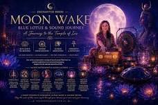 Moon Wake : Blue Lotus & Sound bath