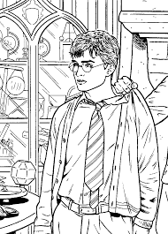 Modèle de dessin harry potter facile. Coloriage Harry Potter 6 Coloriage Harry Potter Coloriage Harry Potter