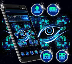 Pas foto berwarna (background sesuai tahun lakhir : Tema Teknologi Biru Hitam For Android Apk Download