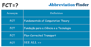 View announcements, advanced pricing charts, trading status, fundamentals, dividend information, peer analysis and key company information. What Does Fct Mean Fct Definitions Abbreviation Finder