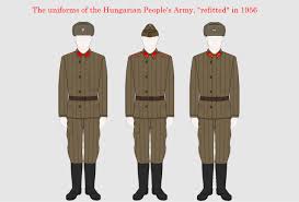 The uniforms of the Hungarian People's ...
