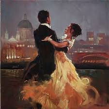 Mark Spain Waltz By The Thames Dancer Painting Dance Art Dance Artwork