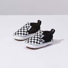 infant checker slip on v crib shop toddler shoes at vans in 2021 cute baby shoes boy crib shoes baby vans