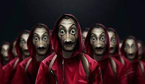 A mad professor wants to rob the royal mint in spain. Money Heist Logo Wallpapers Wallpaper Cave