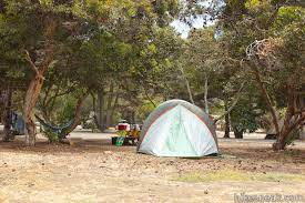 On southbound highway 101 near el capitan ranch road. El Capitan State Beach Campground Goleta Hikespeak Com