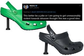 Update your wardrobe with balenciaga heels and shop the finest edit of balenciaga online at mytheresa and explore more than 200 luxury brands for women. This Better Be A Joke Balenciaga Has Mounted Crocs On Heels And Twitter Can T Seem To Look Away