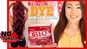 Brown hair is beautiful, but we all fantasize about trying on a new look, and red hair can be truly alluring when done right. How To Dye Your Hair With Jell O Youtube