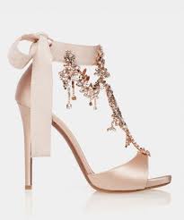 Here She Comes Bridal Rose Satin Open Toe Sandal In 2020 Wedding Shoes Heels Country Shoes Boots Fancy Shoes