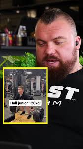 Eddie Hall reacts to his son #Reel #eddiehall Big Love The Beast