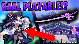 Unlike other archons, baal's burst. Electro Archon Baal As A Playable Character Genshin Impact Youtube