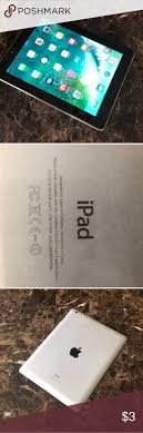Mac Apple Ipad Tablet Apple Mac Used Condition Ipad Comes W Extra Protection Glass And Clear Case Home Button Is Stuck Can B U Ipad Tablet Tablet Apple Ipad