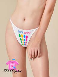 Finger Twister Custom Personalized Thong Panties Reversible - Etsy