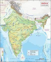 What Is A Physical Map In Geography Physical Map Of India India Physical Map