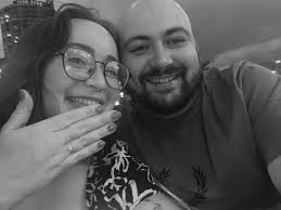 Emma has sent us this lovely photo from her and her partners engagement! We  are so excited to join you both and celebrate your big day 🤘🎸