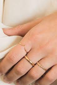 Pin On Simple Dainty Rings
