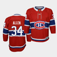 Shop canadiens jerseys and reverse retro jerseys at fanatics.com. Jake Allen Youth Jersey Montreal Canadiens Home Breakaway Player Red Jersey