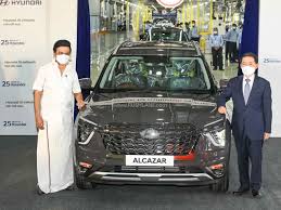 Check spelling or type a new query. Hyundai Alcazar Becomes Car No 1 Crore To Roll Out Of India Plant