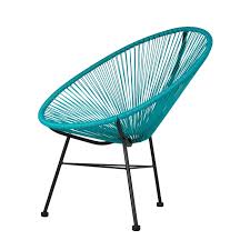 Acapulco Indoor Outdoor Lounge Chair In Blue In 2020 Lounge Chair Outdoor Lounge Chair Outdoor Lounge