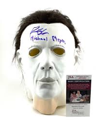 Rohan Campbell Halloween Ends Signed Michael Myers Mask JSA COA • Raretracks