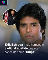 El oficial Eric Estrada, apodado “Chipz”, cayó en un tiroteo en Utah. Erik  Estrada, actor de Patrulla Motorizada, le dedicó un homenaje: “Él es el  héroe real”. 🚔 http://uni.vi/hy24106jL8c