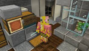 This is a thing download skin now! Silentwosperer On Twitter Making Skins Is Painful Just Spent Like 20 Minutes Updating The Bee Pigman Skin Xd Added The Missing Head Layer And A Couple Small Pixels Is Bitter Sweet Https T Co Scj4c5bsze