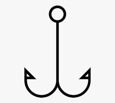 Learn how to remove a fish hook. Coloring Pages Of Fish Hooks Rare Grey Fish Hook Hd Png Download Kindpng